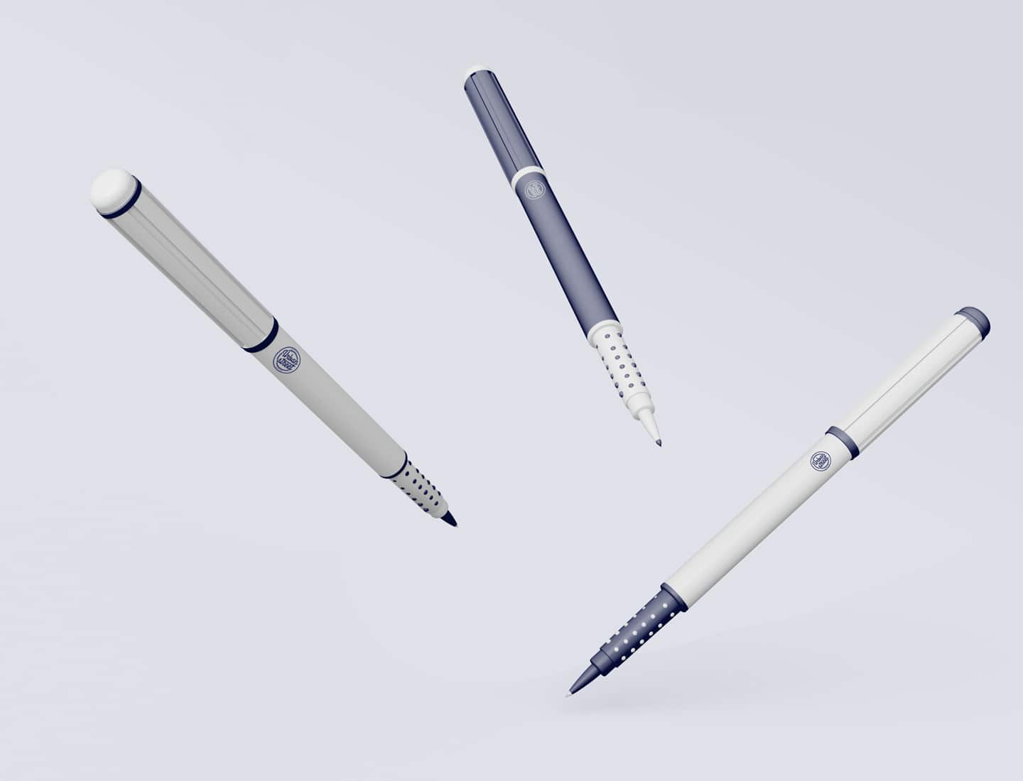 mockup de stylos par Grafeek Communication / Imprimerie Arlequin, Objets publicitaires personnalisés à Dommartin-lès-Toul